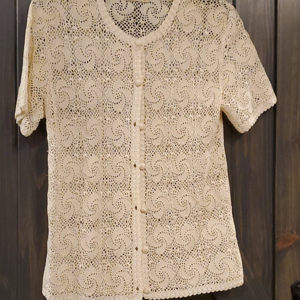 Crocheted Vintage blouse